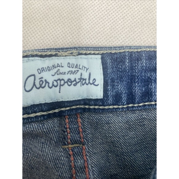 Aeropostale Womens Cut Off Shorts Size 5/6 Distressed denim y2k - Picture 6 of 10
